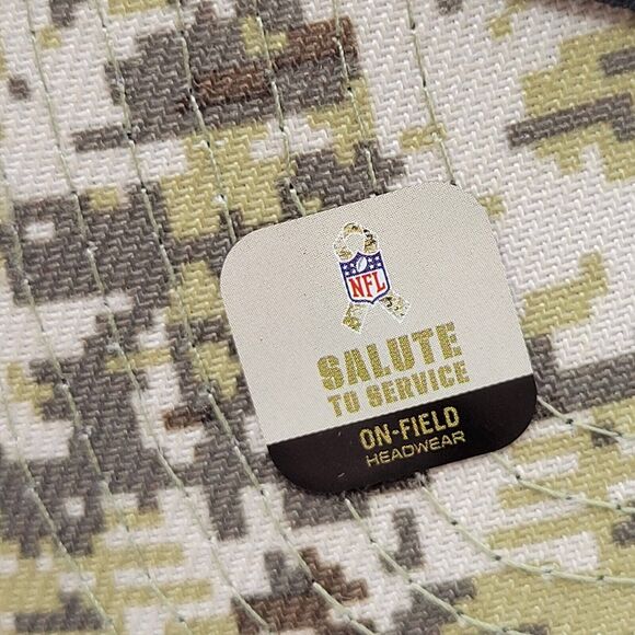 New Era New Orleans Saints Mens 9Forty Trucker Hat Camo 2021 Salute To Service - Picture 11 of 14